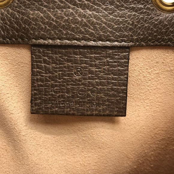 Gucci Ophidia Brown Canvas Shoulder Bag (Pre-Owned) - Picture 6 of 12